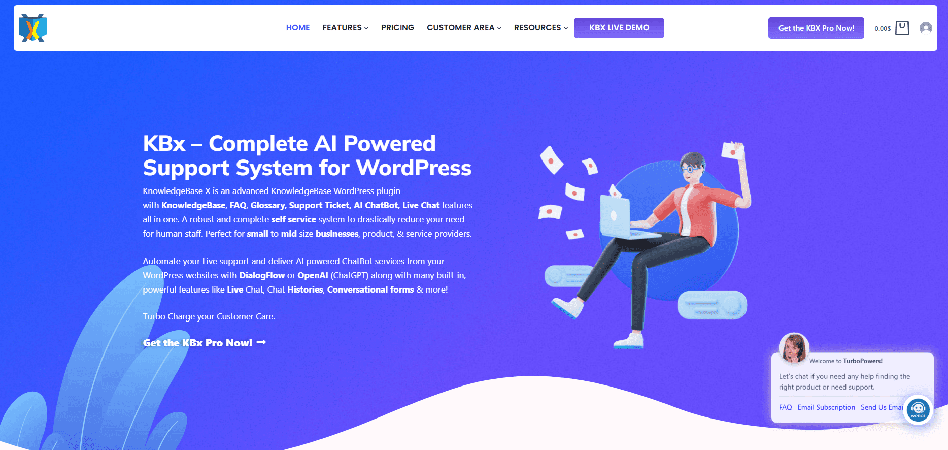 Tired of Losing Website Visitors? Convert Them into Customers with an AI Chatbot Like KBx (KnowledgeBase X)